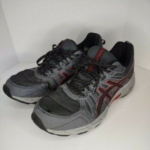 ASICS Men's GEL-Venture 7 Running Shoes Black/Gray/Green 1011A560 Size 10.5 USE4